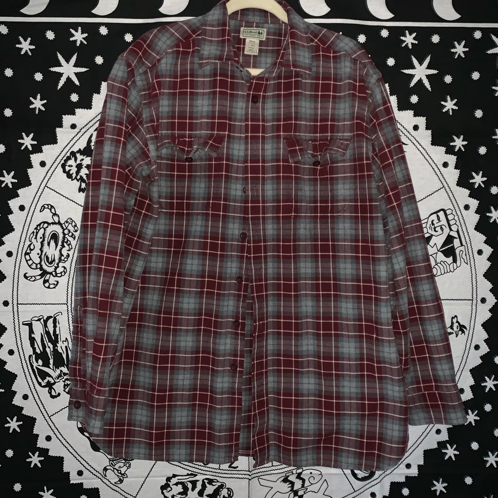 L.L. Bean Men’s Tall Flannel